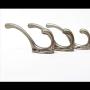 YJLGRYF 丨Clothes Hook Clothes Hook Wall Hook Hanger Row Hook Wall Hanging Coat Hook Robe Hat Clothes Towel Heavy Hook Hanger Rack Robe (Color : White, Size : 4 Hooks)