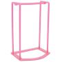 Portable Candy Color Plastic Clothes Hanger Storage Rack Creative Multifunctional Clothes Hanger Oraganizer Holder Stacker Clothespin Hooks Caddy Rack (hot Pink)