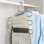 meosu Quality Suit Hangers Shirt 5 Layers S Shape Multifunctional Clothes Hangers Pants Storage Hangers Cloth Rack Multilayer Storage Cloth Hanger