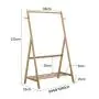 WZP Clothing Display Stand Simple Solid Wood Hanger Floor to Put Clothes Rack,Home Bedroom Mobile Storage Rack Simple Modern Coat Rack Waterproof and Moisture Proof/As Shown / 70Cm WZP Clothing Display Stand Simple Solid Wood Hanger Floor to Put Clothes Rack,Home Bedroom Mobile Storage Rack Simple Modern Coat Rack Waterproof and Moisture Proof/As Shown / 70Cm