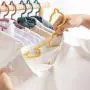 Cabilock 10pcs Plastic Clothes Hangers Heavy Duty Hangers Non Slip Clothes Hanger for Wardrobe Space Saving Hangers (Yellow)