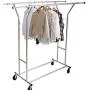 Cypress Shop Rolling Double Clothing Rail Rack Bar Commercial Grade Steel Garment Laundry Clothes Hanger Holder Adjustable Hanging Indoor Outdoor Coat Hanging Dryer Drying Cart Home Furniture Cypress Shop Rolling Double Clothing Rail Rack Bar Commercial Grade Steel Garment Laundry Clothes Hanger Holder Adjustable Hanging Indoor Outdoor Coat Hanging Dryer Drying Cart Home Furniture