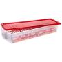 IRIS 30" Gift Wrap Storage Box, Red