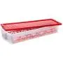 IRIS 30" Gift Wrap Storage Box, Red