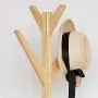 LLDDP Coat Hooks Hat Clothes Stand Multifunctional Coat Racks Free Standing Coat Rack Stand Pine Wood Tree-Shaped Display Coat Hat Hanger With 4 Tiers 8 Hooks And Solid Feet Organizer For Clothes Scar