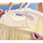 HJYPYJ Magic Hanger,Portable Multifunctional Hangers,Non-Slip Folding Hangers,Non-Deformable Childrens Hanger Space Saving Organizer Hanger Strong Bearing Capacity/Pink / 20 pcs