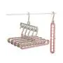 In kds 5pcs Wardrobe Space Saver Magic Clothes Closet Storage Hanger Organizer Random Clour