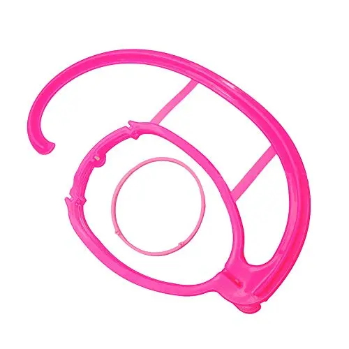 Kukakoo2019 Natural Looking Heat ResistantWig Hanger Portable Salon Barber Shop Hanging Hairpiece Hat Holder Display Stand - Rose Red Kukakoo2019 Natural Looking Heat ResistantWig Hanger Portable Salon Barber Shop Hanging Hairpiece Hat Holder Display Stand - Rose Red