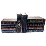 Bellaa 25419 Book Boxes Bookends Hidden Storage Set of 2 Wood 8 inch