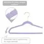MIZGI Premium Kids Velvet Hangers (Pack of 50) 14" Wide with Gold Hooks,Space Saving Ultrathin,Nonslip Hangers use for Petite Junior Childrens Skirt Dress Pants,Clothes Hangers (Purple) MIZGI Premium Kids Velvet Hangers (Pack of 50) 14" Wide with Gold Hooks,Space Saving Ultrathin,Nonslip Hangers use for Petite Junior Childrens Skirt Dress Pants,Clothes Hangers (Purple)