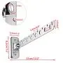 Sumnacon 12" Stainless Steel Clothes Hanger Rack, 2 Pcs Wall Mounted Folding Garment Hooks, Space Saver Clothing and Closet Rod Storage Organizer for Laundry Room Bedroom Bathroom Kitchen Sumnacon 12" Stainless Steel Clothes Hanger Rack, 2 Pcs Wall Mounted Folding Garment Hooks, Space Saver Clothing and Closet Rod Storage Organizer for Laundry Room Bedroom Bathroom Kitchen