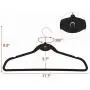 10Pcs Non Slip Velvet Suit Clothes Hangers Wardrobe Home Organizer 10Pcs Non Slip Velvet Suit Clothes Hangers Wardrobe Home Organizer