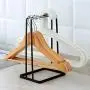 UnitedCAheart Wrought Iron Hanger Storage Rack Multi-Function Rack Dormitory Storage Rack Clothes Support Rack Finishing Rack Clothes Storage Rack UnitedCAheart Wrought Iron Hanger Storage Rack Multi-Function Rack Dormitory Storage Rack Clothes Support Rack Finishing Rack Clothes Storage Rack