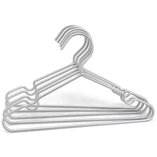 KOOBAY 30Pack 12.6inch Silver Metal Hangers Non Slip Suit Coated Wire Aluminum Children Storage Baby Hangers KOOBAY 30Pack 12.6inch Silver Metal Hangers Non Slip Suit Coated Wire Aluminum Children Storage Baby Hangers