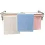 GJH One Wall Mounted Drying Rack Stainless Expandable Clothes Hanger Towel Laundry Room GJH One Wall Mounted Drying Rack Stainless Expandable Clothes Hanger Towel Laundry Room