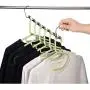 NUOCHEN 12 Pack Metal Magic Hangers,Space Saving Hangers Multifunctional Clothes Hangers Stainless Steel Magic Hanger Cascading Hanger Updated Hook Design Closet Organizer Hanger NUOCHEN 12 Pack Metal Magic Hangers,Space Saving Hangers Multifunctional Clothes Hangers Stainless Steel Magic Hanger Cascading Hanger Updated Hook Design Closet Organizer Hanger