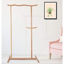 Y.H_Super Coat Racks Hangers Hall Trees Solid Wood Floor Coat Rack Chinese Style Vintage Hanger Bedroom Single Pole Clothes Rack Assembly Floor Hanger -Entryway Furniture