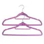 Ufunny Flocking Clothes Hanger Closet Organizer Flocking Holder Space-Saving Mini Cascading Hooks Clothing Hanger Hook Pack of 40 (Grey)
