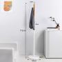 COAT RACK Feifei with White Hook, Nordic Solid Wood Simple Floor-Standing Clothes Hanger Single Rod - 172cm Height (Color : White) COAT RACK Feifei with White Hook, Nordic Solid Wood Simple Floor-Standing Clothes Hanger Single Rod - 172cm Height (Color : White)