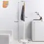 COAT RACK Feifei with White Hook, Nordic Solid Wood Simple Floor-Standing Clothes Hanger Single Rod - 172cm Height (Color : White)