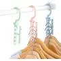 Plastic 5 Circle Multilayer Windproof Clothes Hanger 10pcs Random Color Storage Racks Buckle Hanger Anti-Slip Home Plastic 5 Circle Multilayer Windproof Clothes Hanger 10pcs Random Color Storage Racks Buckle Hanger Anti-Slip Home