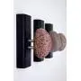 Unique Stone Towel Racks. Rock towel hangers. Beach stone Hooks - Wall mounted solid wood coat racks. Black wood robe hooks