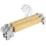 Cabilock Clothes Hanger 5pcs Natural Wood Hangers 11 Cabilock Clothes Hanger 5pcs Natural Wood Hangers 11