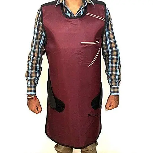 Bosky Xray Protective Apron .5mm Lead Protection with Hanger (Mehroon)