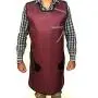Bosky Xray Protective Apron .5mm Lead Protection with Hanger (Mehroon)