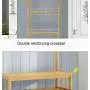 ZCYX Nordic Hangers Hall Cabinet Shoe Cabinet Coat Rack Floor Shoe Rack Hanger Living Room Clothes Rack (Size : 60cm)