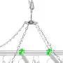 Lecent@Rectangle Windproof Stainless Steel Laundry Drying Rack Hanger with 24/28 Clips For Drying Socks, Kids Clothes, Bra, Towel, Underwear, Hat, Scarf, Pants, Gloves (28 clips)