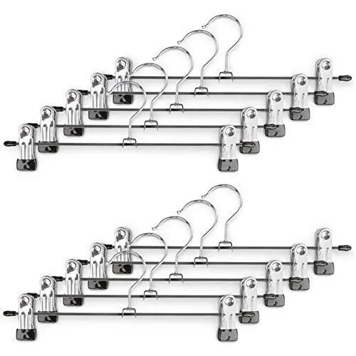 10pc Stainless Steel Clip Durable Clothes Hanger Home Multi-Purpose Rack for Coat Skirt Dress Shirt Metal Hangers 10pc Stainless Steel Clip Durable Clothes Hanger Home Multi-Purpose Rack for Coat Skirt Dress Shirt Metal Hangers