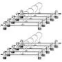 10pc Stainless Steel Clip Durable Clothes Hanger Home Multi-Purpose Rack for Coat Skirt Dress Shirt Metal Hangers 10pc Stainless Steel Clip Durable Clothes Hanger Home Multi-Purpose Rack for Coat Skirt Dress Shirt Metal Hangers