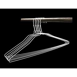 Wire Hangers in Bulk - 200 White Metal Hangers - 18 Inch Thin Standard Dry Cleaner Coated Steel