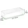 mDesign Stackable Kitchen Pantry Cabinet, Refrigerator/Freezer Food Storage Bin Boxes Container, with Lid - Holder & Organizer for Packets, Pouches, Snacks, Fruits, Produce, Pasta, Vegetables - Clear mDesign Stackable Kitchen Pantry Cabinet, Refrigerator/Freezer Food Storage Bin Boxes Container, with Lid - Holder & Organizer for Packets, Pouches, Snacks, Fruits, Produce, Pasta, Vegetables - Clear