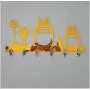 Acrylic Wall Hook Clothes Hanger Hat Coat Key Rack Organizer Home Wall Decor 5pcs Random Style