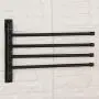 Swivel Towel Bar SUS 304 Stainless Steel 4-Arm Bathroom Swing Hanger Towel Rack Holder Storage Organizer Space Saving Wall Mount Matte Black Swivel Towel Bar SUS 304 Stainless Steel 4-Arm Bathroom Swing Hanger Towel Rack Holder Storage Organizer Space Saving Wall Mount Matte Black