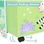Fantasy Fields - Sunny Safari Toy Organizer with Rolling Storage Box, Wooden Toy Storage Fantasy Fields - Sunny Safari Toy Organizer with Rolling Storage Box, Wooden Toy Storage