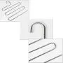 meosu Quality Suit Hangers Shirt 5 Layers S Shape Multifunctional Clothes Hangers Pants Storage Hangers Cloth Rack Multilayer Storage Cloth Hanger