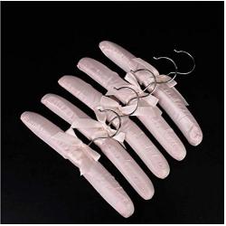 10pcs Practical Sponge Padded Satin Hangers Clothes Racks Clothes Hangers Garment Hanger Clothes Hanger