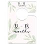 Mumsy Goose Nursery Closet Dividers Greenery Baby Clothes Dividers Botanical Closet Organizers