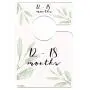 Mumsy Goose Nursery Closet Dividers Greenery Baby Clothes Dividers Botanical Closet Organizers