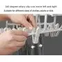 GQQG Pants Hangers with Clips Space Saving Trousers Skirt Hangers Magic Hanger Plastic Heavy Duty Non-Slip Closet Clothes Hangers for Adult Kids, White (Size : 2PCS)