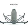 LiXiongBao Clothes Hangers Storage Green Folding Self Adhesive Stacker Rack Holder Organizer, Wall Mounted for Bathroom Balcony