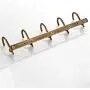 SPLY DTEM Jacket Hook Row Hook Copper Towel Hook European Hanging Wall Coat Hook Clothes Towel Hanger Bathroom Kitchen