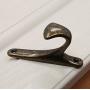KFZ Coat Hook Hat Hook Clothes Hook,Bath Towel Hook,HAO-SPN0001 Zinc Alloy Hanger (1 Pack, SPN0001-Black Antique Coffee)