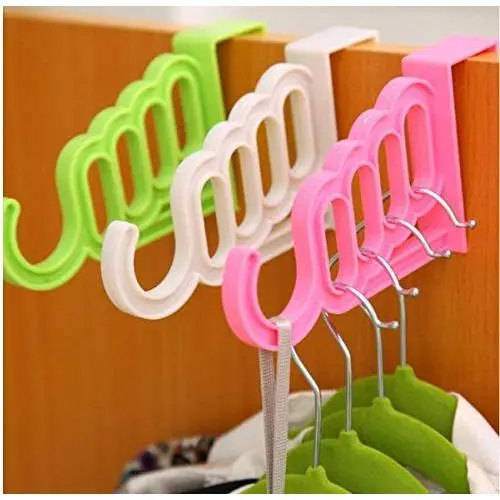 10pcs Random Color Multi-Function Home Accessories Foldable Clothes Hanger Drying Rack 5 Hole Suit 10pcs Random Color Multi-Function Home Accessories Foldable Clothes Hanger Drying Rack 5 Hole Suit