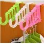 10pcs Random Color Multi-Function Home Accessories Foldable Clothes Hanger Drying Rack 5 Hole Suit 10pcs Random Color Multi-Function Home Accessories Foldable Clothes Hanger Drying Rack 5 Hole Suit