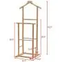 Wood Valet Stand Coat Rack Executive Clothes Suit Hanger Wood Valet Stand Coat Rack Executive Clothes Suit Hanger