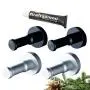 NUOBESTY 4pcs Wall Mounted Hook Aluminum Punch Free Adhesive Towel Coat Cloth Hat Hook Rack Key Hanger with 6ml Glue for Kitchen Bathroom NUOBESTY 4pcs Wall Mounted Hook Aluminum Punch Free Adhesive Towel Coat Cloth Hat Hook Rack Key Hanger with 6ml Glue for Kitchen Bathroom